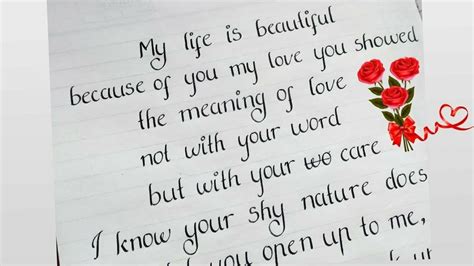 A Lovely Letter .